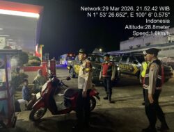 Patroli Malam Polres Labusel Sasar Titik Rawan, Situasi Kotapinang Aman dari 3C dan Balap Liar