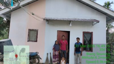 Warga Korban Banjir Blang Seunong Mulai Tempati Huntara, Harapan Baru Pascabencana