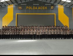 249 Mahasiswa STIK Selesai Pengabdian Masyarakat di Aceh, Wakapolda Pimpin Apel Pelepasan