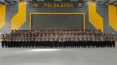 249 Mahasiswa STIK Selesai Pengabdian Masyarakat di Aceh, Wakapolda Pimpin Apel Pelepasan