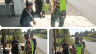 Babinsa Koramil 07/Atu Lintang Laksanakan Komsos Bersama Warga Desa Merah Mege