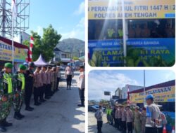 Pengamanan Operasi Ketupat Seulawah 2026 di Aceh Tengah Berjalan Aman