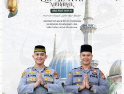Kepala Kepolisian Resor Aceh Tengah Beserta Staf dan Jajaran Mengucapkan Selamat Hari Raya Idul Fitri 1447 H / 2026 M