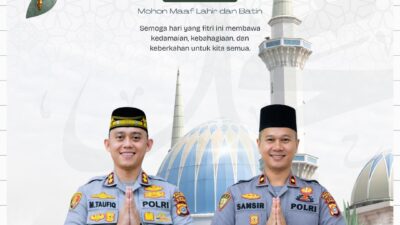 Kepala Kepolisian Resor Aceh Tengah Beserta Staf dan Jajaran Mengucapkan Selamat Hari Raya Idul Fitri 1447 H / 2026 M