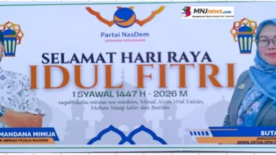 Wein Kusumandana Mimija dan Sutarmi Sampaikan Ucapan Idul Fitri 1447 H