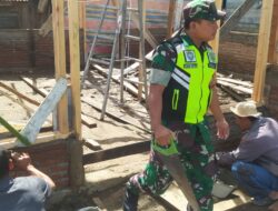 Babinsa Koramil 06/Jagong Laksanakan Karya Bakti Bersama Warga di Desa Gegarang
