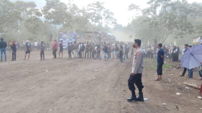 Kejuaraan Grasstrack UD SKR X AJM Resmi Dibuka di Ketol, Pengamanan Ketat Polisi Jaga Kondusifitas