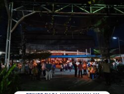 Brimob Siaga Amankan Malam Paskah di Gunungsitoli, Patroli Humanis Jaga Kamtibmas Tetap Kondusif