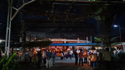 Brimob Siaga Amankan Malam Paskah di Gunungsitoli, Patroli Humanis Jaga Kamtibmas Tetap Kondusif