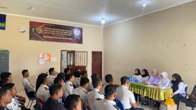 Wujudkan Rutan Bersinar, Rutan Bener Meriah Gelar Tes Urine dan Razia Hunian