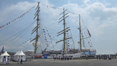 KRI Bima Suci Sandar di Pelabuhan Belawan 5–8 April 2026