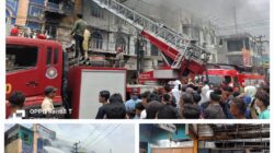 Polres Pelabuhan Belawan dan Polsek Medan Labuhan Amankan Lokasi Kebakaran di Marelan