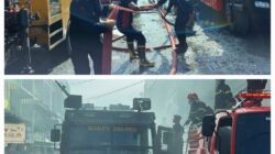 Gerak Cepat Brimob Sumut! AWC Diterjunkan, Kebakaran Ruko di Pematangsiantar Berhasil Dikendalikan Tanpa Korban Jiwa