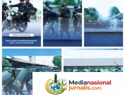 Sinergi Taktis Brimob dan Polda Sumut Matangkan Sispamkota Lewat Tactical Floor Game