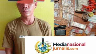 Sempat Kabur Lompat ke Sungai Saat Digrebek, Bandar Sabu di Desa Pamah Akhirnya Ditangkap di Aceh