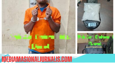 Satresnarkoba Polres Langkat Tangkap Pria Pemilik 64,74 Gram Sabu di Stabat