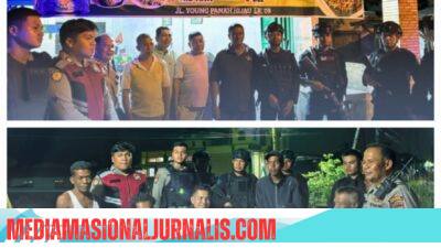Patroli Skala Besar KRYD, Batalyon A Pelopor Satuan Brimob Polda Sumut Hadir Jaga Kondusifitas Belawan