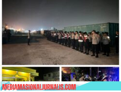 Patroli Skala Besar Brimob Polda Sumut Sasar Titik Rawan Belawan, Ciptakan Rasa Aman Masyarakat