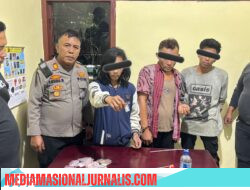 Laporan Warga ke Call Center 110 Berbuah Penindakan, Tiga Terduga Penyalahguna Narkoba Diamankan di Huntap Ture-ture