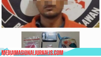 Sat Narkoba Polres Pelabuhan Belawan Tangkap Pengedar Sabu di Marelan