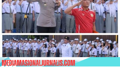 Kapolres Pematangsiantar Pembina Upacara Bendera di SMA Sultan Agung, Jauhi Narkoba
