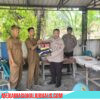 *Polres Binjai Berikan Dukungan Di Pos Kamling Desa Tandem Hilir II*