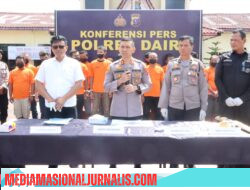 Polres Dairi Paparkan Hasil Ungkap Kasus Narkoba Sejak Bulan Januari, 43 Tersangka Turut Diamankan