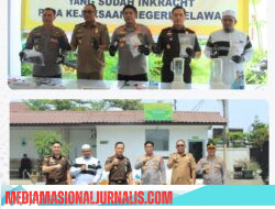 Kejari Belawan Gasak 216 Perkara, Sabu Ratusan Gram Hingga Sajam Dimusnahkan Tanpa Sisa