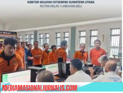 Rutan labuhan Deli Kerja sama Dengan Dinas Kependudukan Dan Catatan Sipil kota Medan