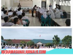 Program “Go To School,Sat Binmas Polres Binjai Ajak Pelajar Tidak Terlibat Kenakalan Remaja