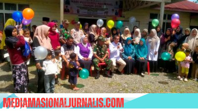 Koramil 06/Jagong Hadiri Kegiatan Pospindu Nasional Serentak 2026 di Dua Desa