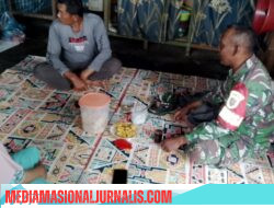 Babinsa Koramil 06/Jagong Laksanakan Komsos Bersama Warga Desa Telegesari
