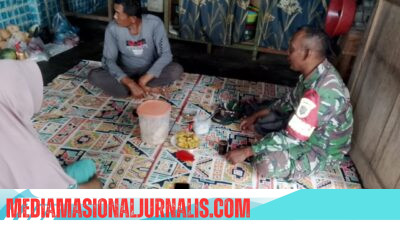 Babinsa Koramil 06/Jagong Laksanakan Komsos Bersama Warga Desa Telegesari