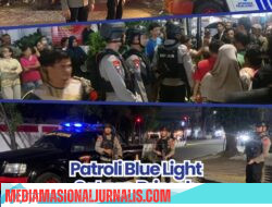 Patroli Blue Light Satuan Brimob Polda Sumut Sigap Redam Keributan Akibat Laka Lantas di Medan, Situasi Memanas Berhasil Dikendalikan