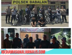 Pura-Pura Berburu,Polsek Babalan Ungkap Kasus Curanmor, Enam Unit Kendaraan Berhasil Diamankan