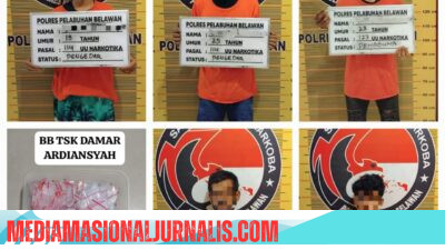 *Kembangkan Kasus, Sat Narkoba Polres Pelabuhan Belawan Tangkap 2 Pengedar dan 5 Pengguna Shabu*