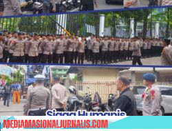 Siaga Humanis May Day 2026, Satuan Brimob Polda Sumut Kawal Ribuan Buruh di Gedung Pardede Hall Medan dengan Pengamanan Maksimal
