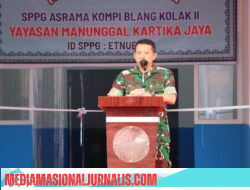 Dandim 0106/Aceh Tengah Hadiri Peresmian MBG di Asrama Kompi Blang Kolak dua