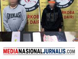 Miliki Sabu, Sat Narkoba Polres Dairi Berhasil Ringkus Residivis Bersama Wanita di Kamar Kos – Kosan