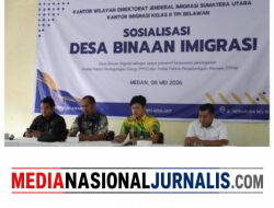 Kantor Imigrasi Belawan Perkuat Pengawasan Keimigrasian Lewat Program Desa Binaan