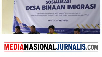 Kantor Imigrasi Belawan Perkuat Pengawasan Keimigrasian Lewat Program Desa Binaan