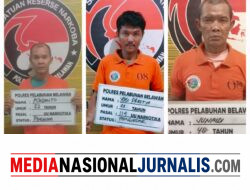 Dalam 1 Malam, Sat Narkoba Polres Pelabuhan Belawan Grebek 2 Lokasi Narkoba, 3 Pelaku Ditangkap