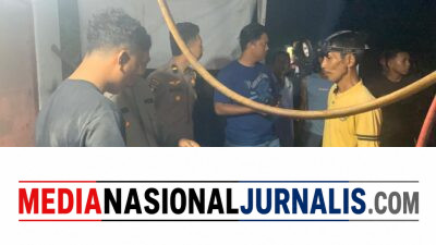 Personel Polres Batu Bara Respon Cepat 110 Amankan Terduga Pelaku Pencurian di Desa Sumber Padi