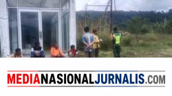 Wujud Kepedulian Babinsa, Komsos Bersama Warga Cek Lokasi Pembangunan KDKMP