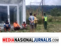 Wujud Kepedulian Babinsa, Komsos Bersama Warga Cek Lokasi Pembangunan KDKMP