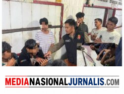 Personel Gabungan Polres Karo Sigap Redam Tawuran Antar Pemuda di Kineppen