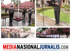 Memperingati Hari Kebangkitan Nasional Ke-118, Polres Binjai Laksanakan Upacara Bendera