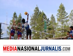 Bank Indonesia Lhokseumawe Tampil Superior, Cabdin Bener Meriah Menang Sengit di Turnamen Volly Ball Kapolres Cup II