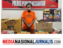 Polres Pematangsiantar Ungkap Peredaran Ganja 7 Kg, Satu Tersangka Ditangkap