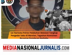 Sat Narkoba Polres Pelabuhan Belawan Tangkap Pengedar Sabu di Marelan, Tegaskan Komitmen Berantas Peredaran Narkoba